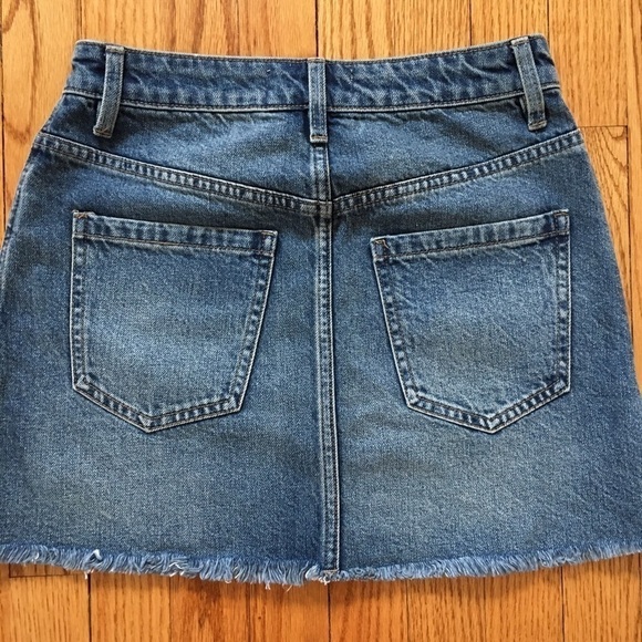 Free People Zip it up Skirt in Copper Blue Size 25/S - Picture 14 of 14